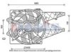 ITAL1 55213077 Fan, radiator